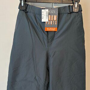 NWT The Children’s Place Insulated Winter Ski Pants Size 10 Steel Grey Boys
